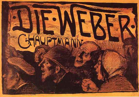 Poster for <I>Die Weber</I>