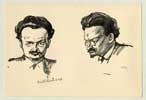 Leon Trotsky - double portrait